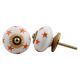 Orange Star Ceramic Knob